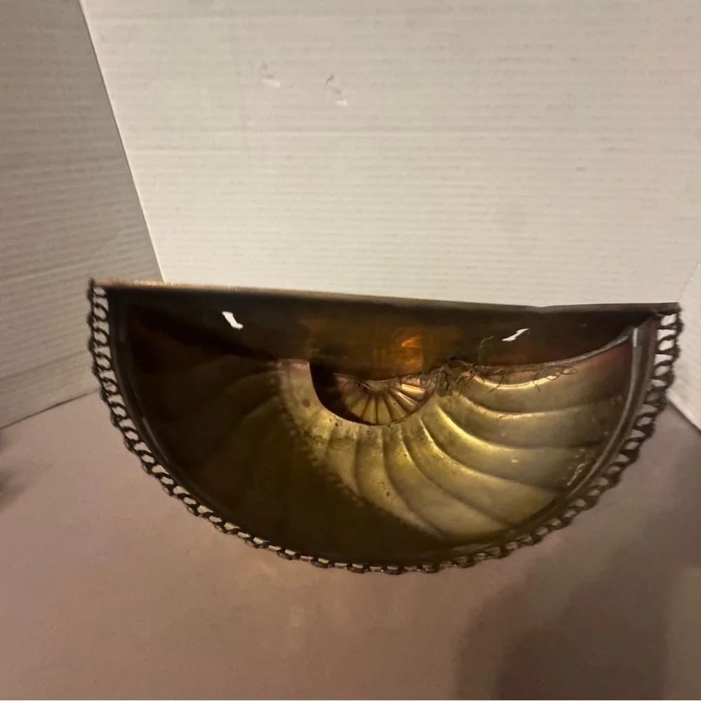 Large vintage wall pocket